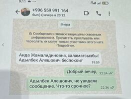 Мошенники распространяют в&nbsp;WhatsApp сообщения от&nbsp;имени главы кабмина&nbsp;КР 