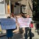 Фото ИА «24-kg.com». Карабалтинцы на пикете 