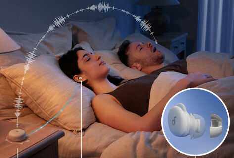 Anker представила наушники Soundcore Sleep A30&nbsp;с функцией подавления храпа 