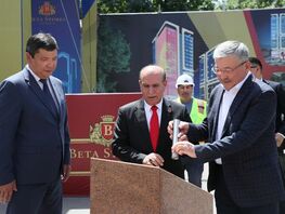  21-story complex of three towers to be built in Bishkek