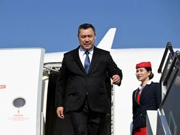 President Sadyr Japarov arrives in Azerbaijan for working visit