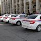Фото 24-kg.com. На проспекте Чуй в Бишкеке выстраивается военная техника и спецтранспорт