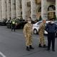 Фото 24-kg.com. На проспекте Чуй в Бишкеке выстраивается военная техника и спецтранспорт