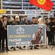 Фото Минкультуры. Рысбая Исакова торжественно встретили в аэропорту 