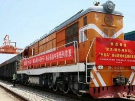 First freight train departs on China – Kyrgyzstan – Uzbekistan route