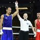 Фото ГАМФКиС. Адылбек уулу Эркин (слева) на чемпионате Азии по боксу