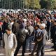 Фото 24-kg.com. Сторонники Садыра Жапарова вышли на митинг к Дому правительства