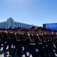 Фото ГУВД Бишкека. Репетиция Парада Победы
