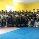 Фото @murtazaliev_bjj. Абдурахманхаджи (в первом ряду шестой справа) и Муртазали Муртазалиевы на семинаре в Джалал-Абаде. Август 2019 года
