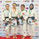 Фото @judo.meerim. Мээрим Момунова (вторая слева) на чемпионат Кыргызстана - 2017 по дзюдо