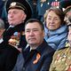 Фото пресс-службы президента КР. Военный парад в Москве - 2025.