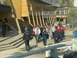 Hollywood actor Jackie Chan arrives in Almaty