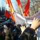 Фото ИА «24-kg.com». После сообщения о начале допроса лидера "Ата Мекена" митингующие активизировались
