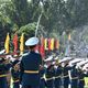 Фото Султана Досалиева. Торжественный залп в честь Дня Победы