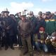 Фото пресс-службы полпредства Нарынской области. Жители Нарынского района перекрыли дорогу к пастбищу