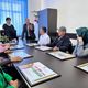 Фото Аламединского айыл окмоту. Восемь семей получили по 100 тысяч сомов по соцконтракту