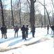 Фото ИА «24-kg.com». Сторонники Омурбека Текебаева собираются на митинг у здания ГКНБ