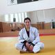 Фото @judo.meerim. Мээрим Момунова на тренировке