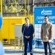 Фото «Газпром Кыргызстан». Pаместитель директора филиала «Бишкекгаз» Мелис Тургунбаев (слева)