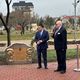 Фото пресс-службы мэрии. В парке Бишкека появились смурфики