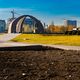 Фото Владислава Ногая. Четыре сезона. Площадь Победы в Бишкеке