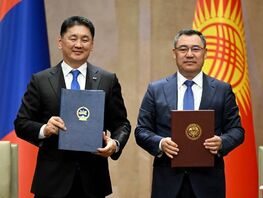 Kyrgyzstan and Mongolia Presidents meeting: Number of documents signed
