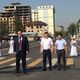 Фото пресс-службы БГК. Открытие моста через реку Аламедин на улице Токтогула