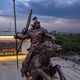 Фото Нуралы Капарова. Новый памятник Манасу