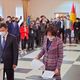 Фото 24-kg.com. Президент Садыр Жапаров с супругой проголосовали на выборах и референдуме