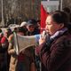 Фото ИА «24-kg.com». Асия Сасыкбаева сообщила, что на митинг не пустили людей из Иссык-Кульской области, Кочкорки, Ат-Баши