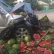 Фото родственников Аската Асыкулова. Виновник ДТП сначала сбил велосипедиста, а затем протаранил арбузную лавку