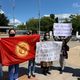 Фото из соцсетей. Митинг в Женеве