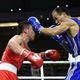 Фото ГАМФКиС. Адылбек уулу Эркин (справа) на чемпионате Азии по боксу