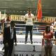 Фото @alikhan_ergewov_mt. Али-Хан Эргешов (с флагом Кыргызстана) на чемпионате Европы – 2019