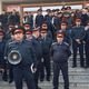 Фото из соцсетей. У здания райадминистрации выстроились сотрудники милиции