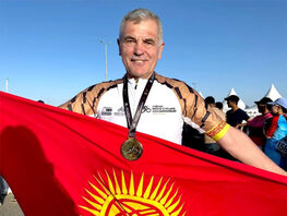 Представитель Кыргызстана завоевал две медали на&nbsp;чемпионате Азии по&nbsp;велоспорту 