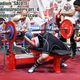 Фото Федерации пауэрлифтинга WPC КР. Любовь Малеева выполняет жим лежа